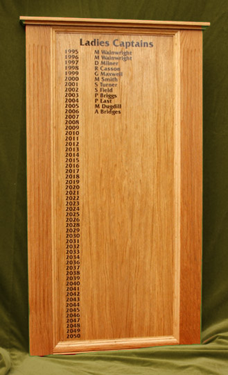 Waterton Park Golf Club honour boards