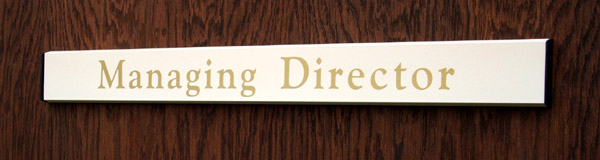 Office door signs can be easy to move and fix to the new door
