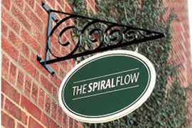 thumbnail picture of a hanging sign, please click on it for an enlargement