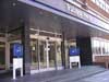 exterior office signs and signage, these aluminium entrance signs at Hyder headquarters in Cardiff