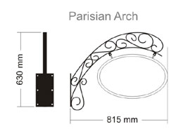 thumbnail picture of a hanging sign, please click on it for an enlargement