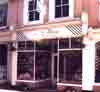 Traditional shop front signs, this with Copperplate lettering. Click on image to enlarge