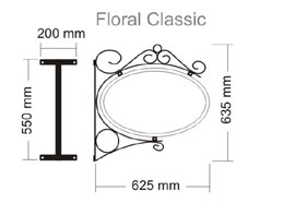 thumbnail picture of a hanging sign, please click on it for an enlargement